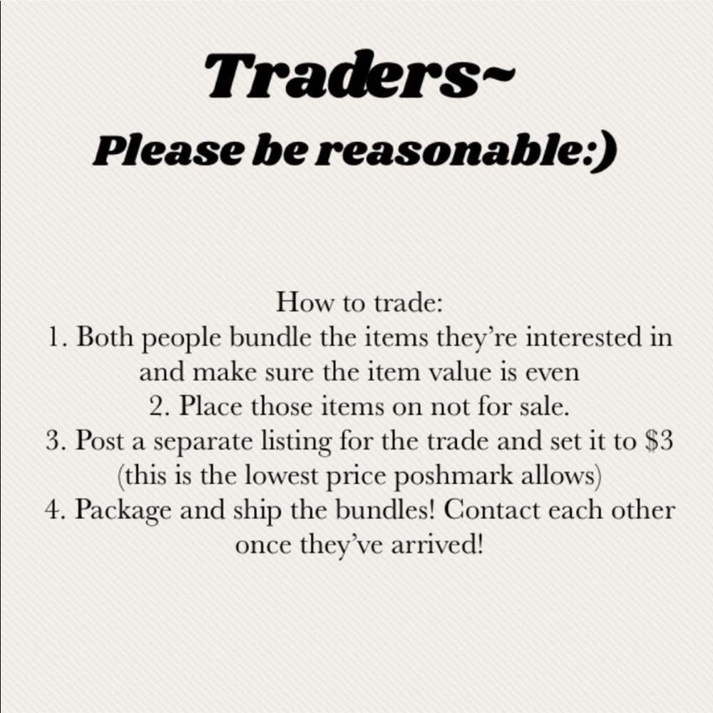 TRADE! TRADE! TRADE! - Picture 2 of 2